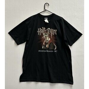 The Duck Co. VTG size XL Unisex Hairy Otter Myrtle Beach SC black cotton T-Shirt